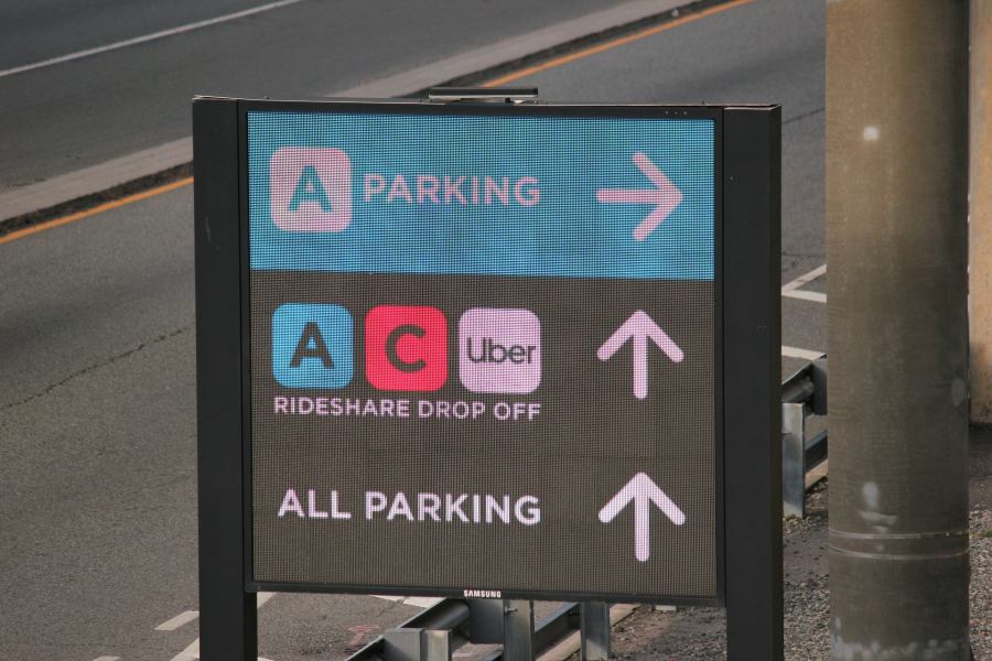 Ride Share Dropoff at Airport